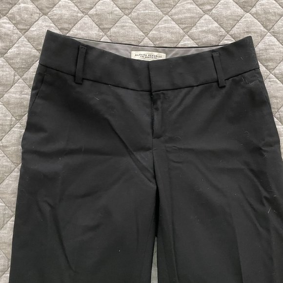 Banana Republic Martin Fit Black Pants, Size 00P - Picture 3 of 4
